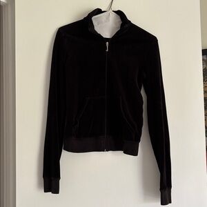 Juicy Couture Black Zip-Up Jacket